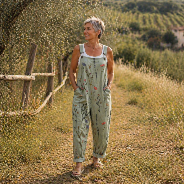 Lea - Comoda salopette stampata