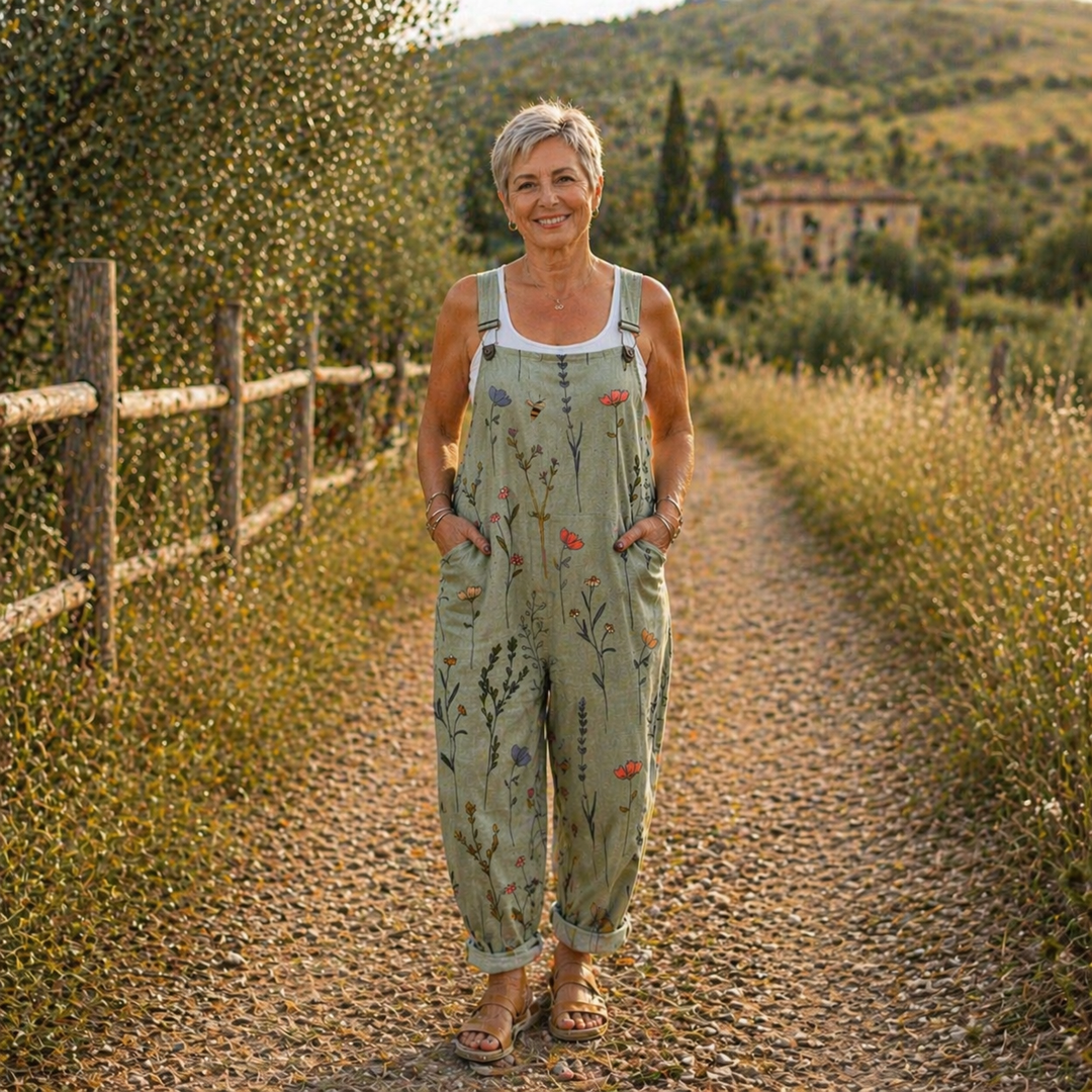 Lea - Comoda salopette stampata