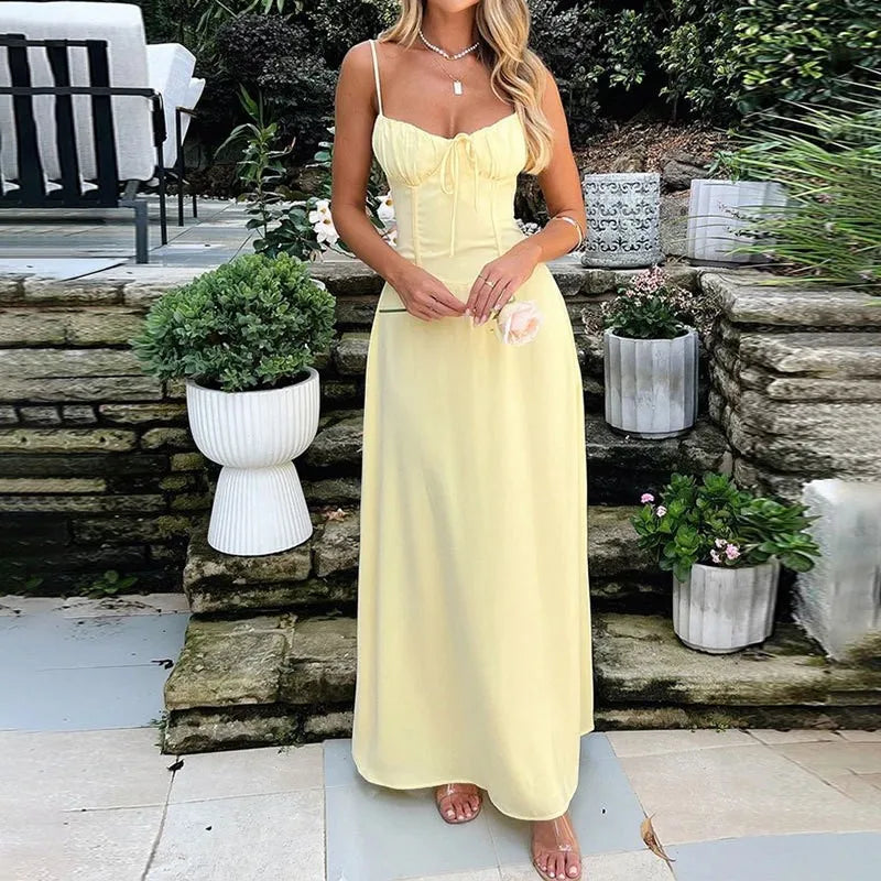 Noelle | Abito con spalline larghe