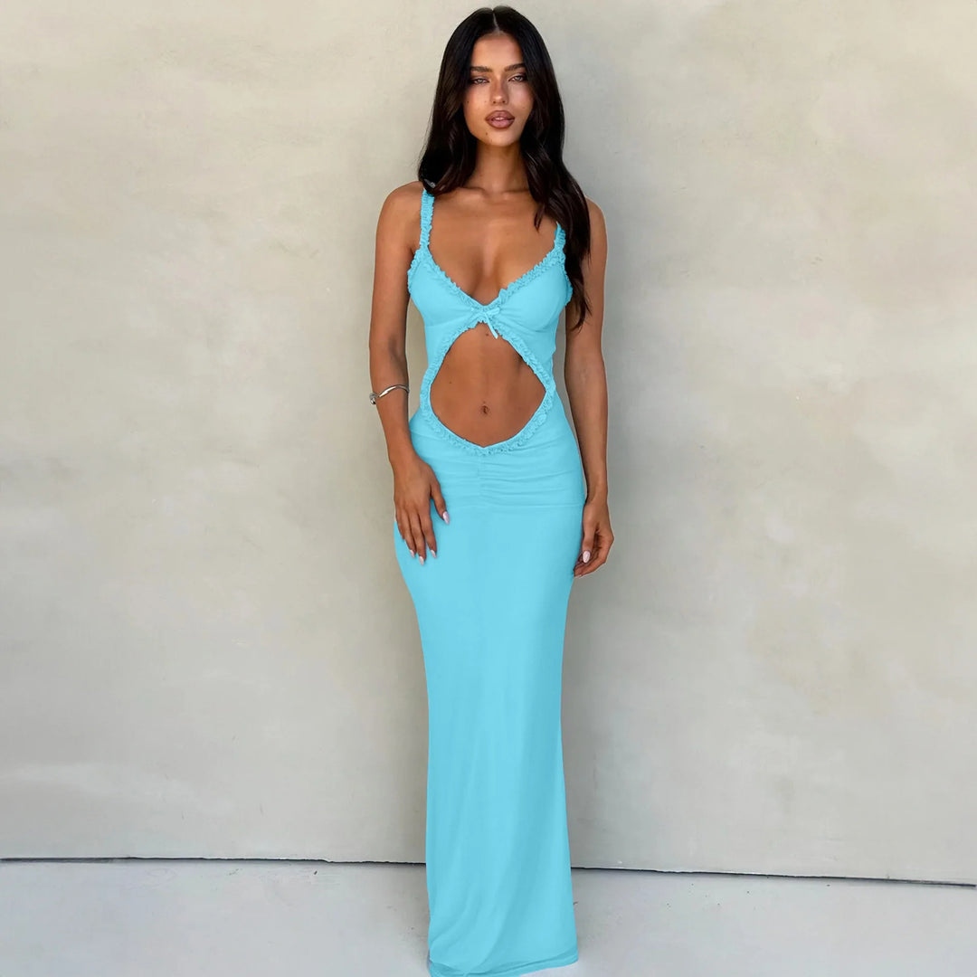 Livia | Abito lungo con cut-out