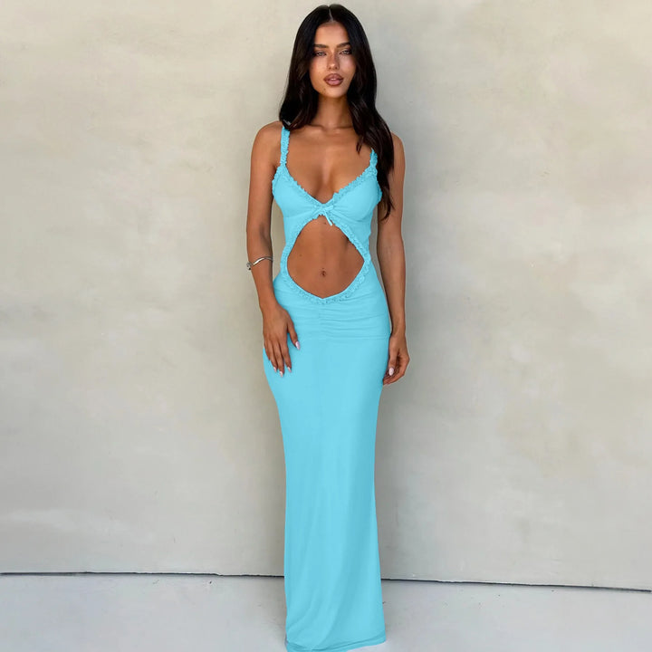Livia | Abito lungo con cut-out