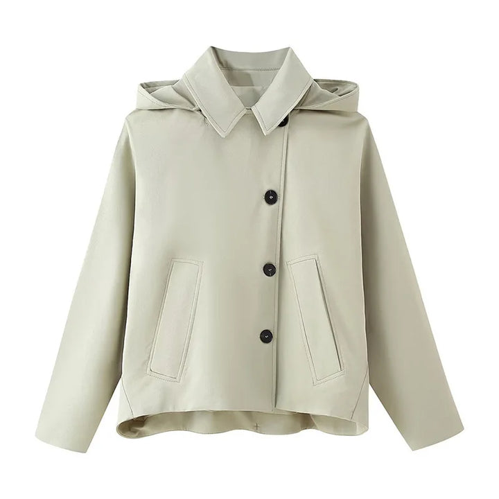 Ella | Minimalistische Hooded Jacket