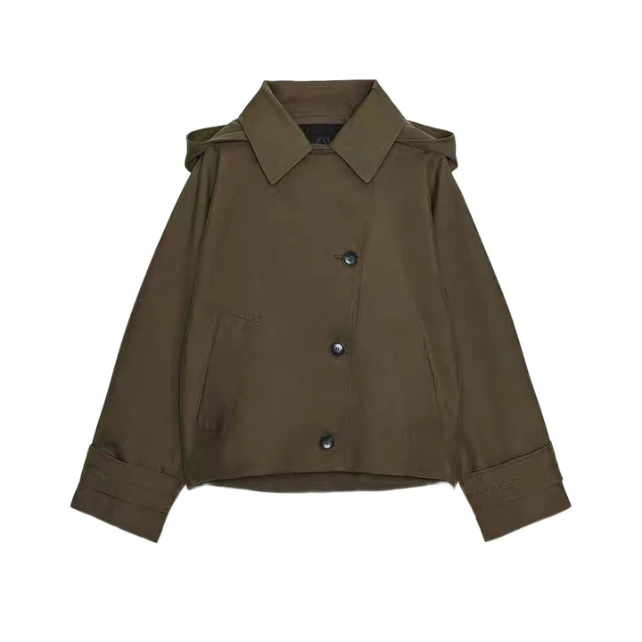Ella | Minimalistische Hooded Jacket