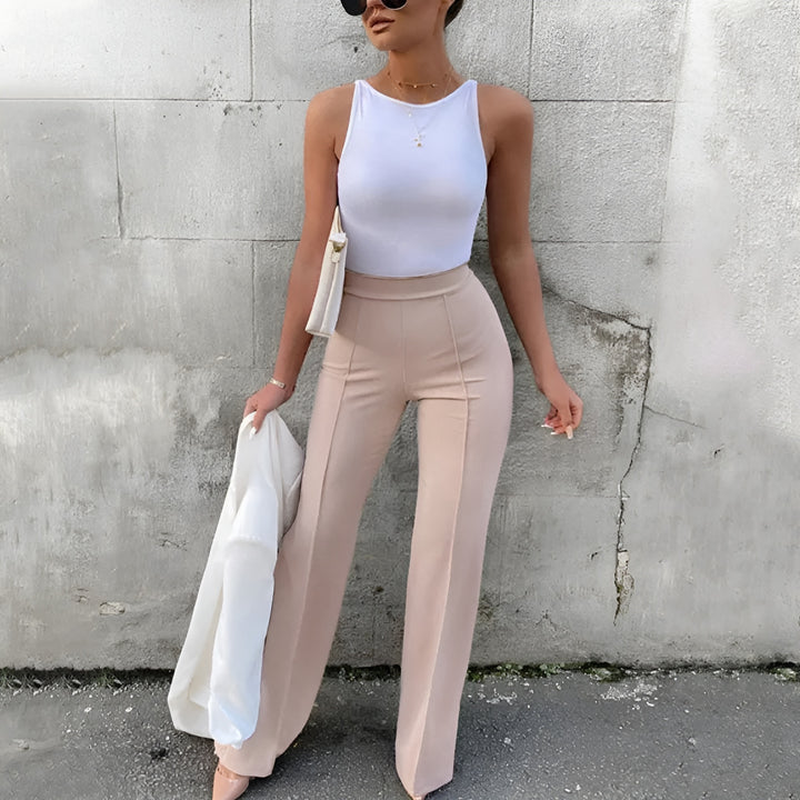 Jade | Pantaloni a vita alta
