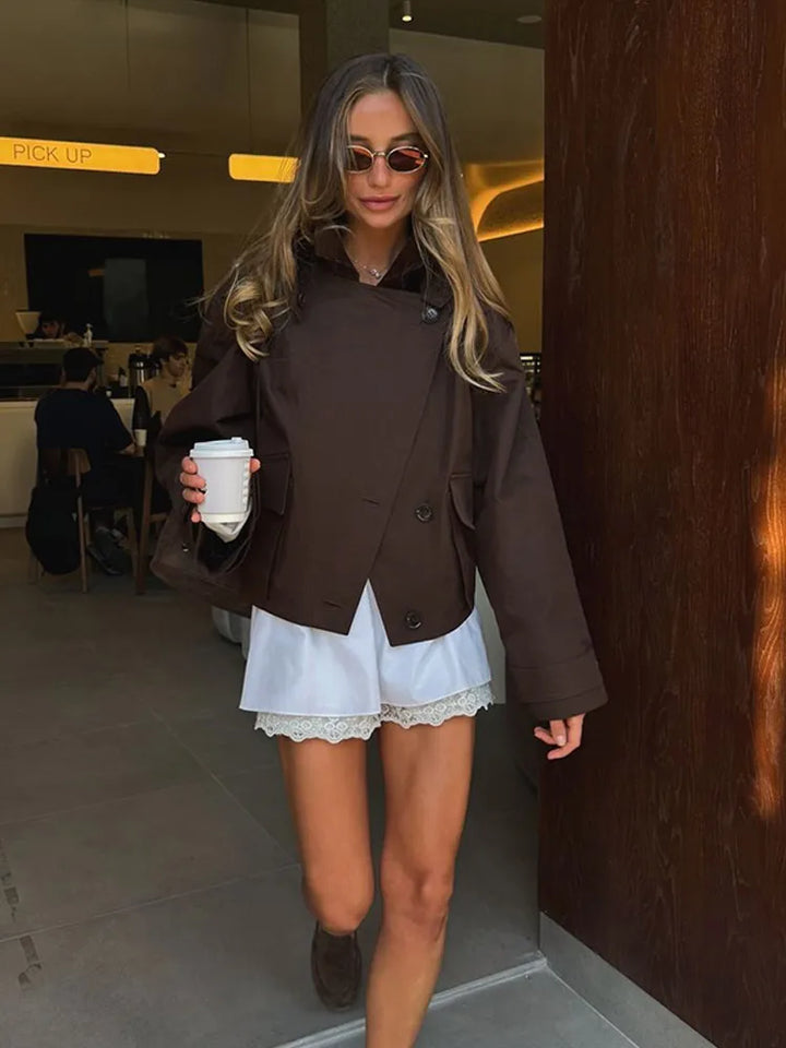 Clara | Oversized Double-Breasted Jacket
