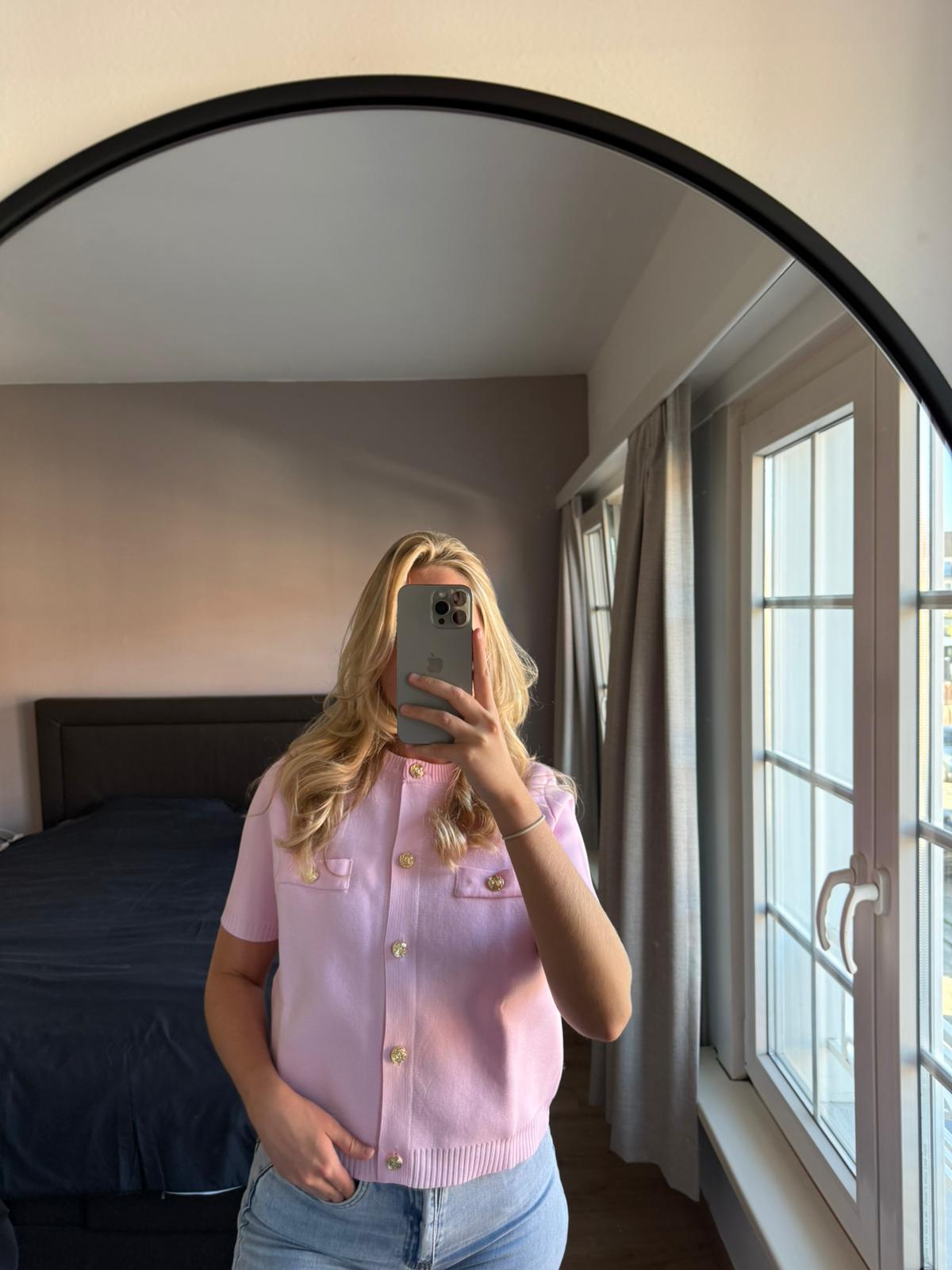 Faye | Short Sleeve Knit Vest