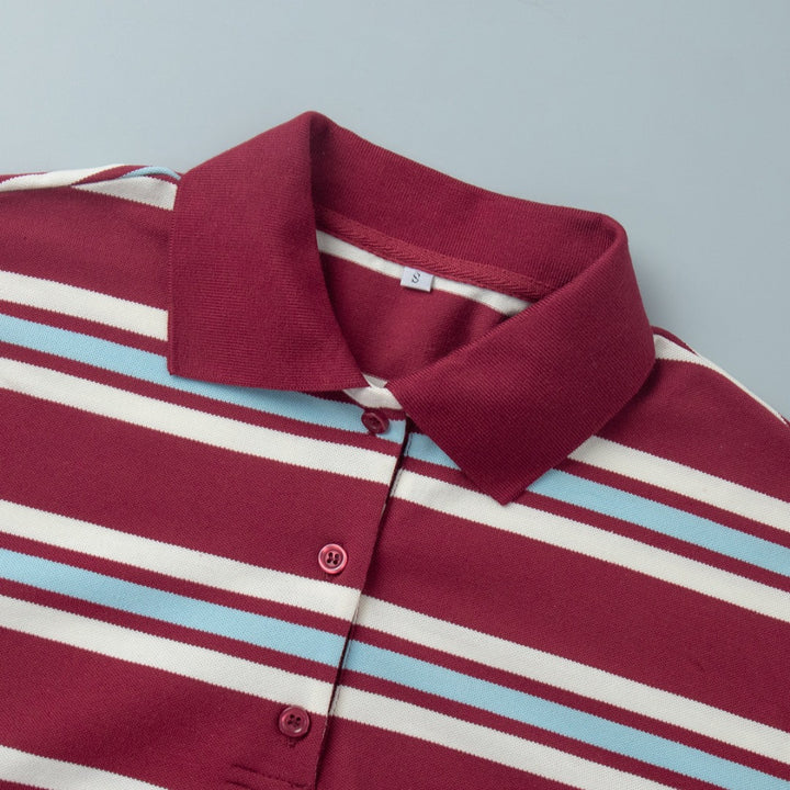Lea | Polo a maniche lunghe a righe