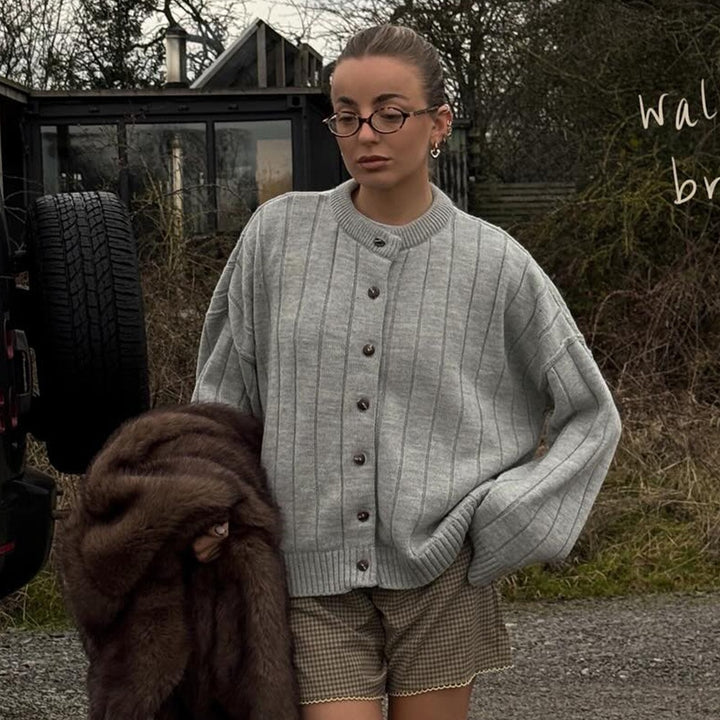 Valerie | Cardigan in maglia Geribde ¨C ACQUISTA 1 E NE OTTIENI 1 GRATIS
