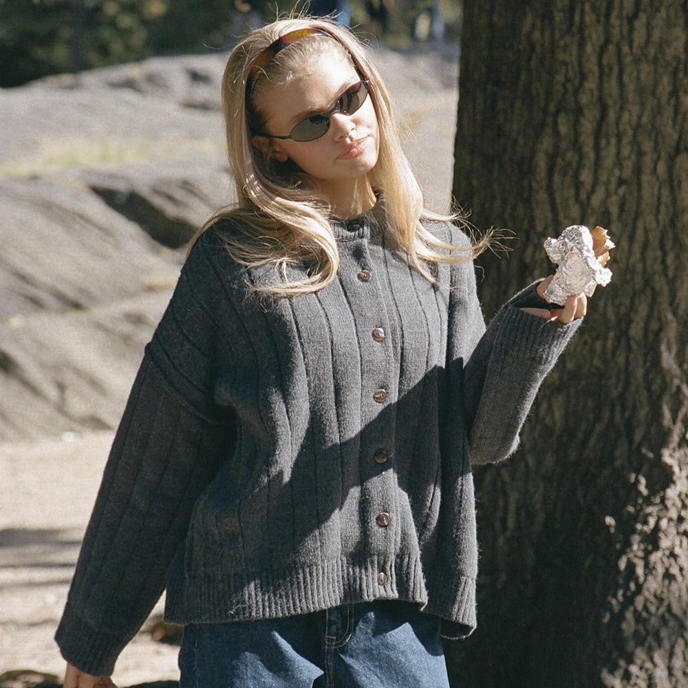 Valerie | Cardigan in maglia Geribde ¨C ACQUISTA 1 E NE OTTIENI 1 GRATIS