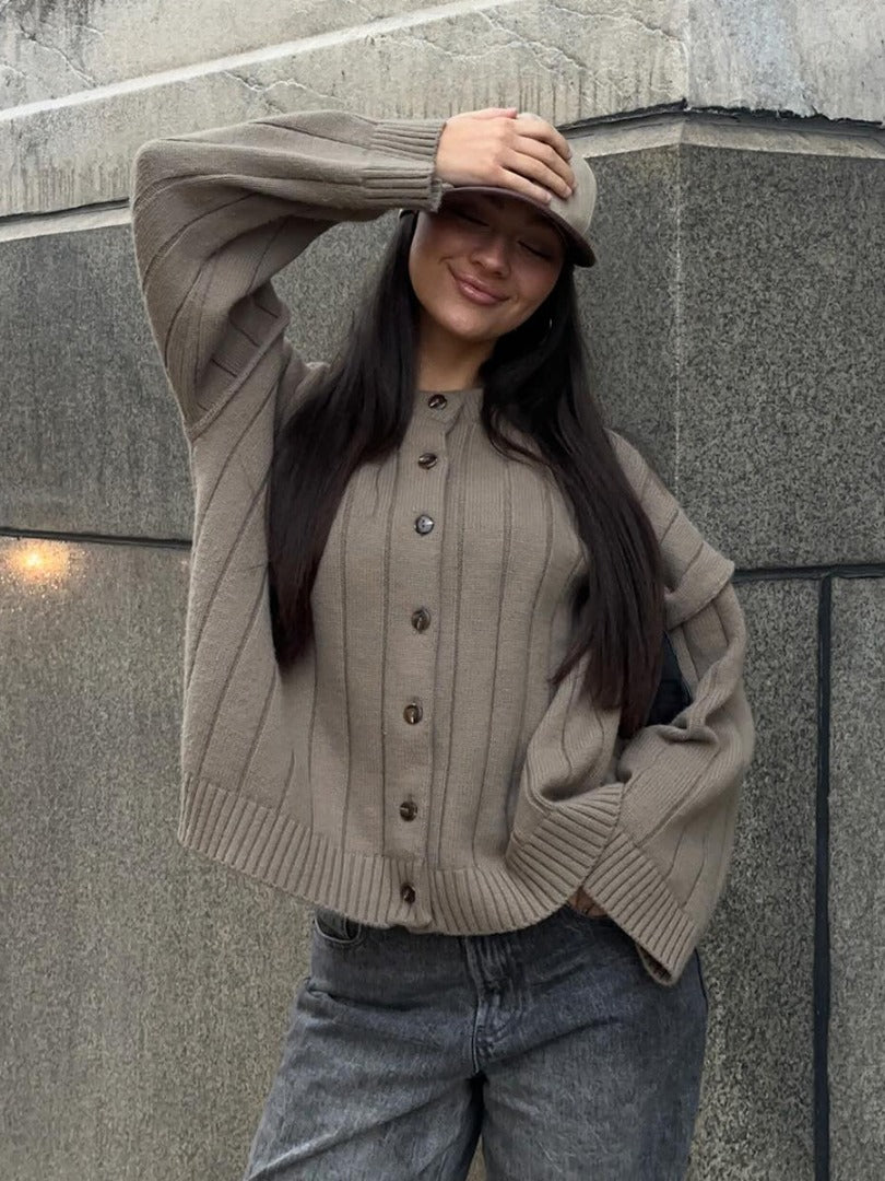 Valerie | Cardigan in maglia Geribde ¨C ACQUISTA 1 E NE OTTIENI 1 GRATIS