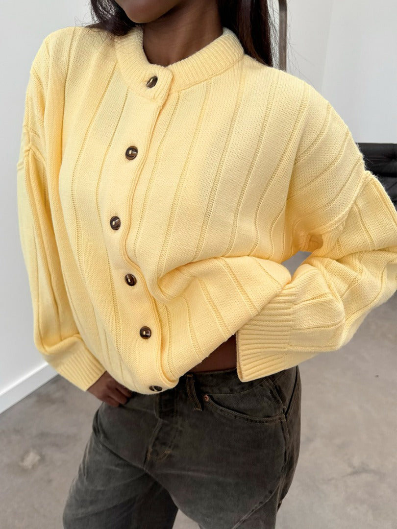 Valerie | Cardigan in maglia Geribde ¨C ACQUISTA 1 E NE OTTIENI 1 GRATIS