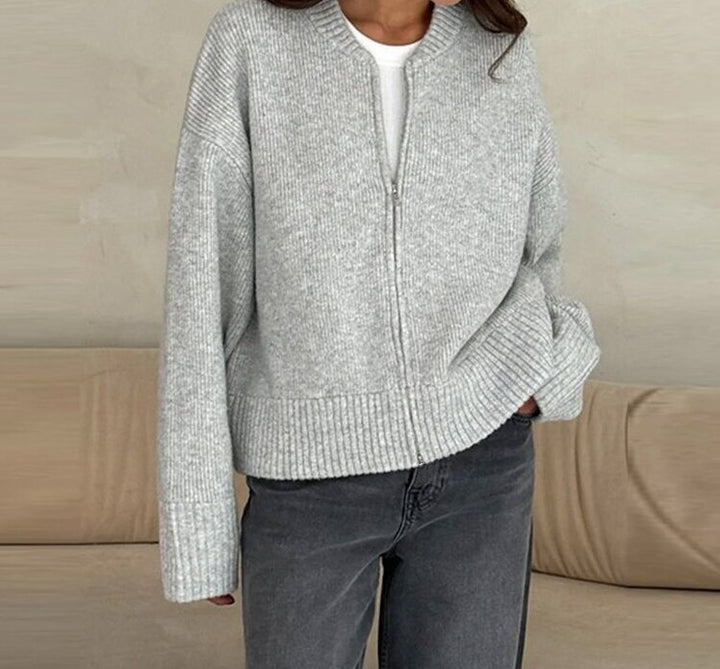 Olivia | Gebreide Zip Cardigan