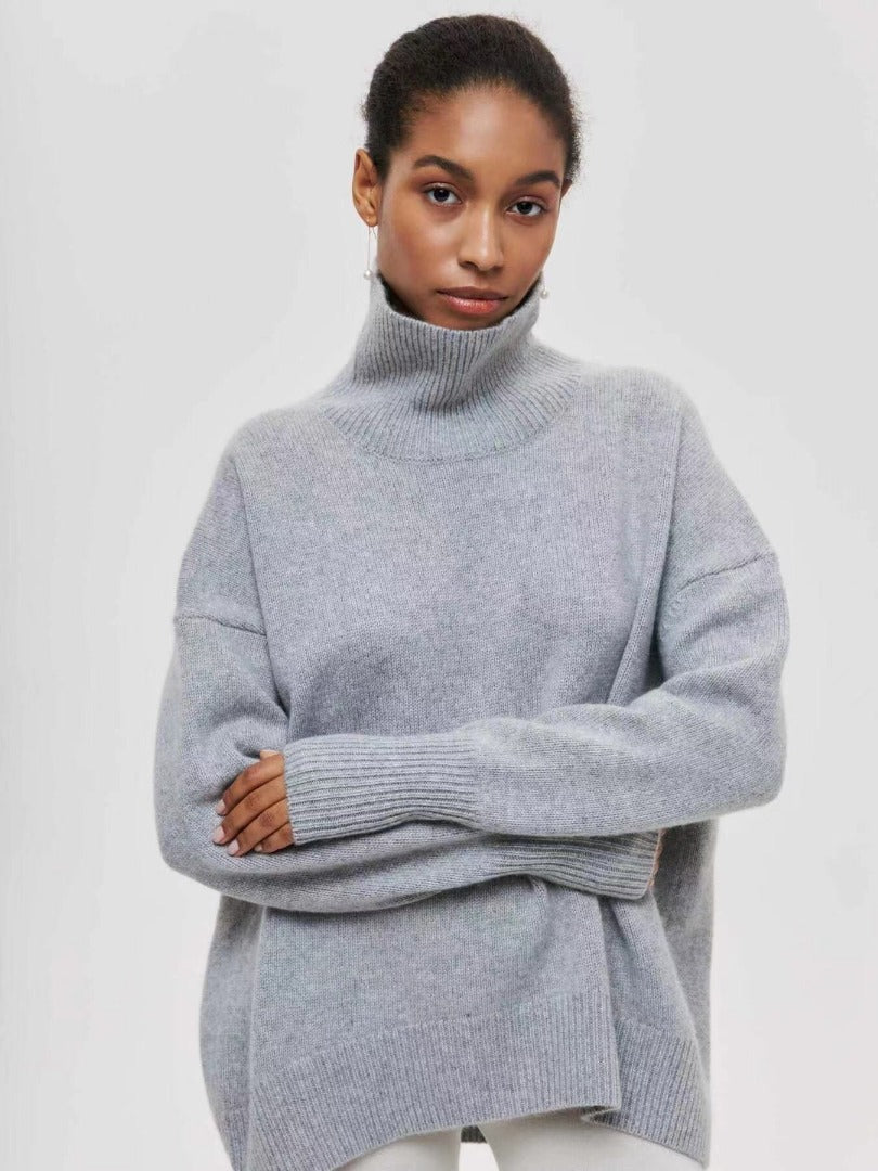 Amira | Maglione oversize con collo alto