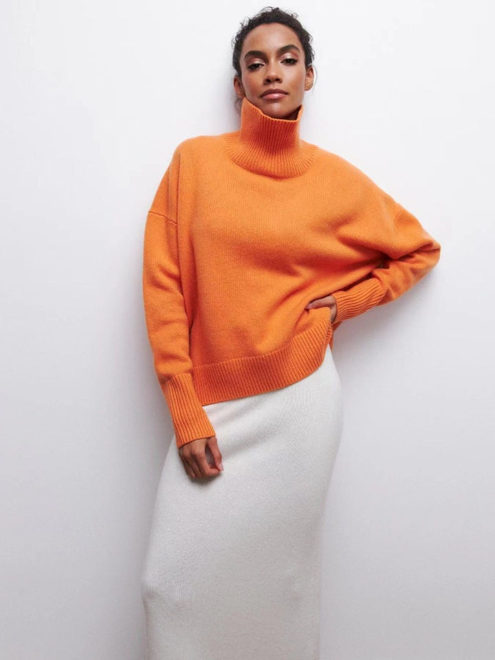Amira | Maglione oversize con collo alto