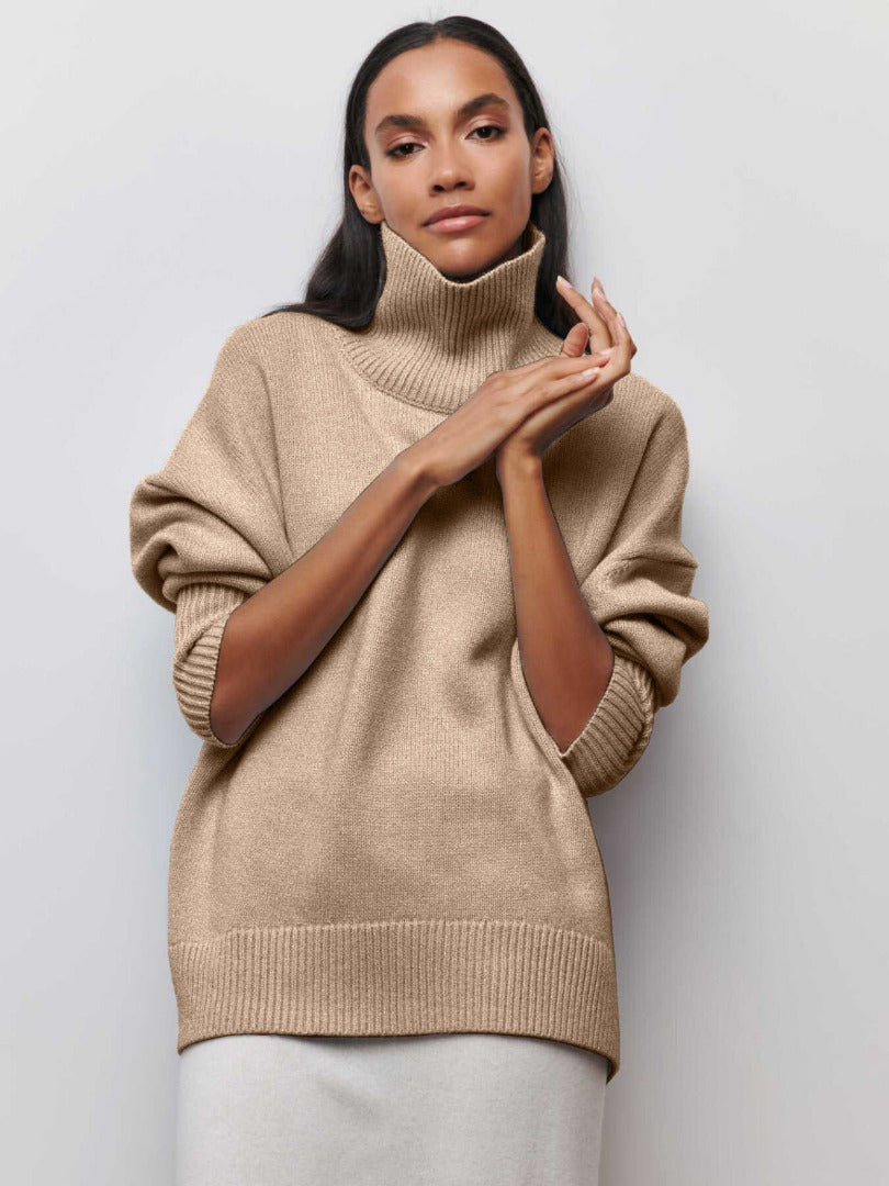 Amira | Maglione oversize con collo alto