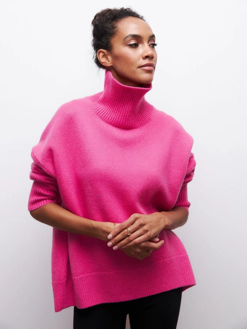 Amira | Maglione oversize con collo alto