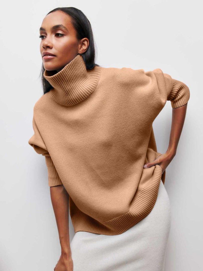 Amira | Maglione oversize con collo alto