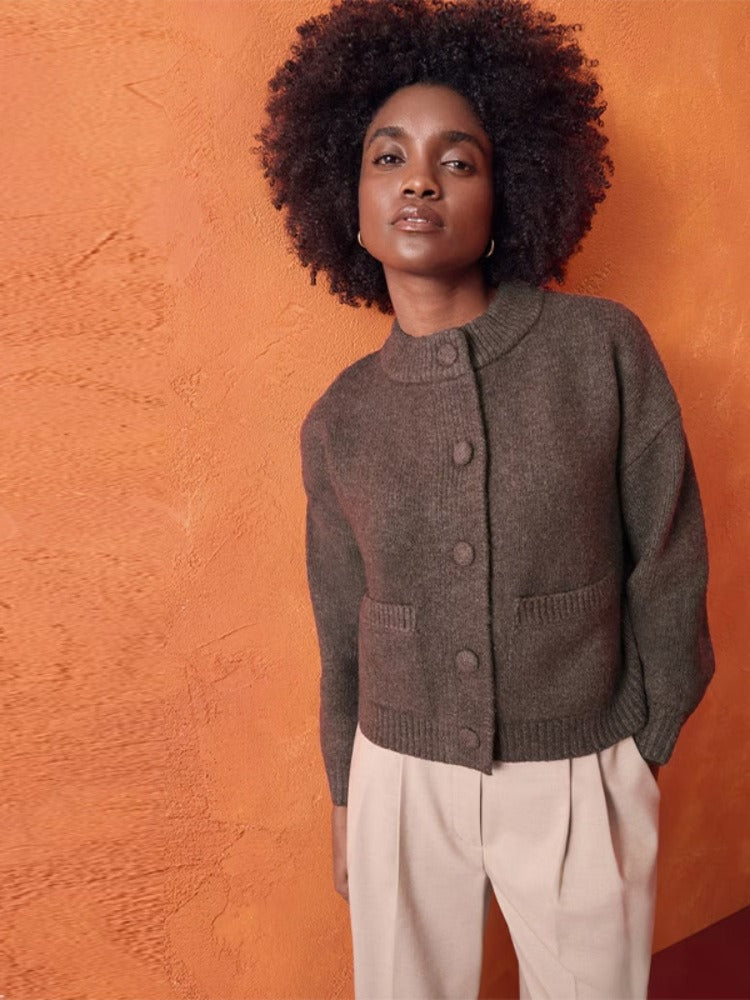 Laura | Cardigan lavorato a maglia con bottoni