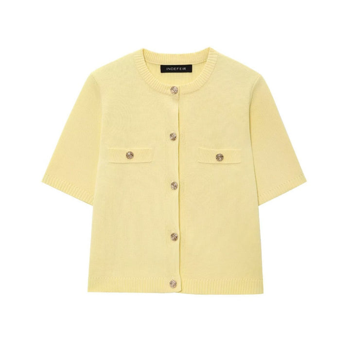 Faye | Short Sleeve Knit Vest