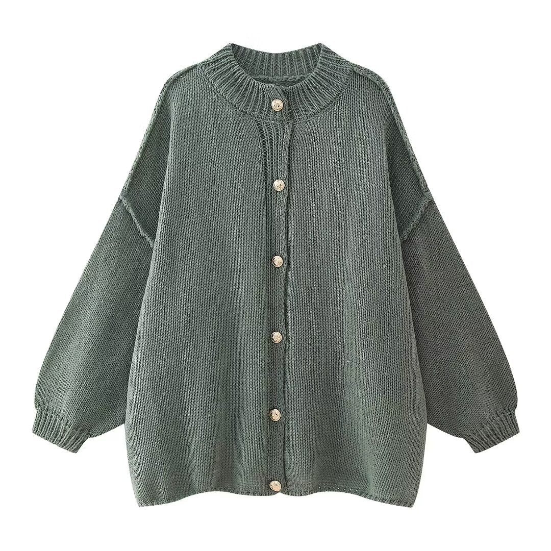No¨¦mie | Oversized Knitted Cardigan