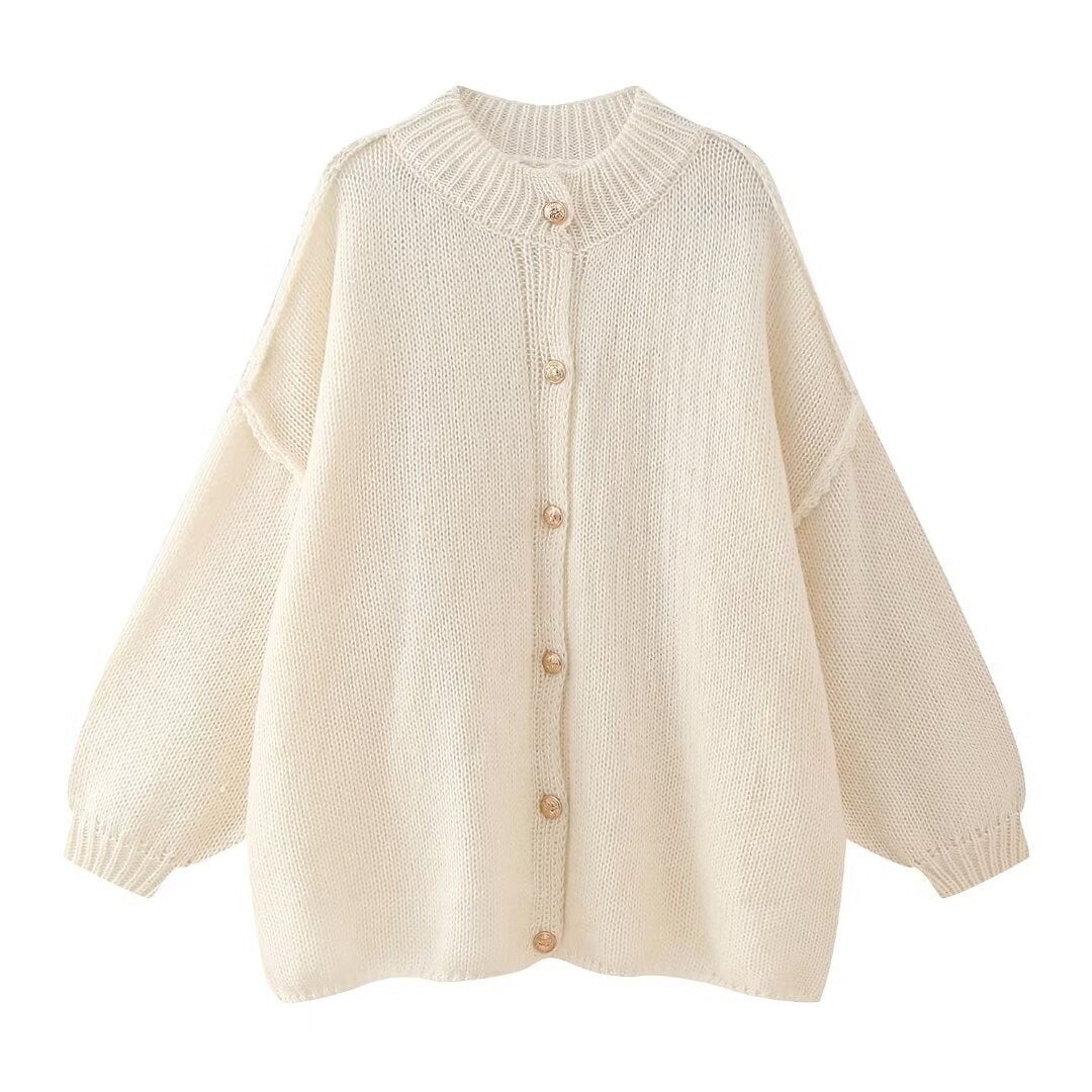 No¨¦mie | Oversized Knitted Cardigan