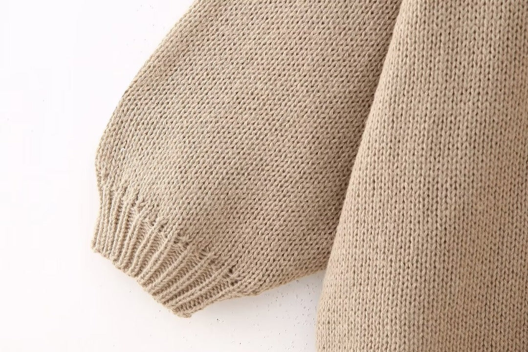 No¨¦mie | Oversized Knitted Cardigan