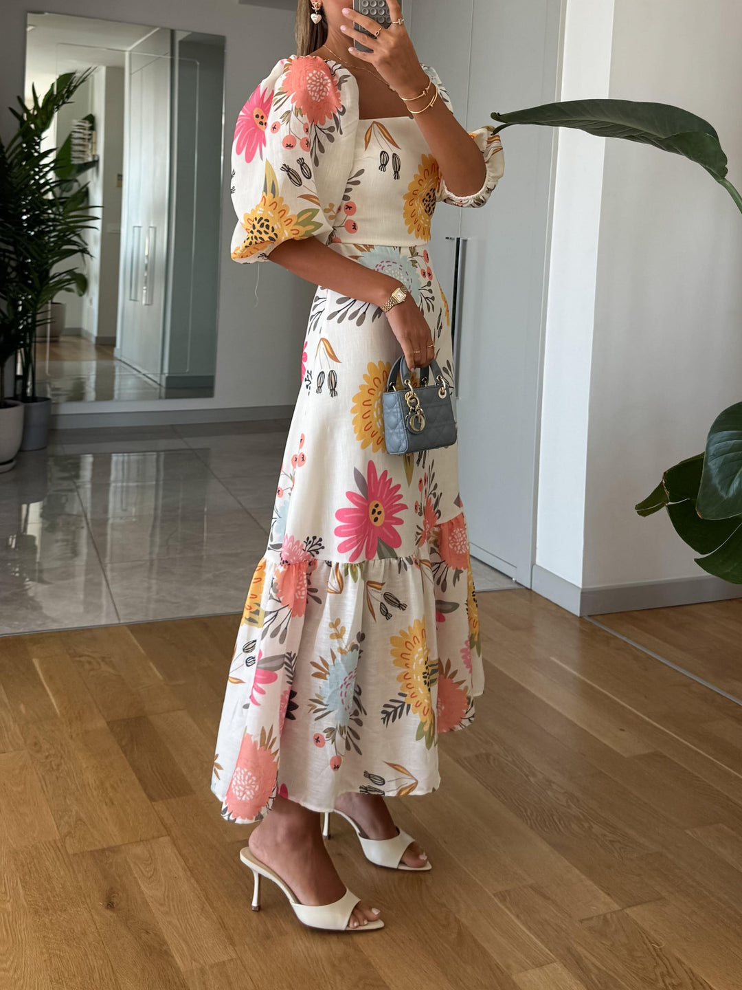 Fable ¨C Abito midi floreale