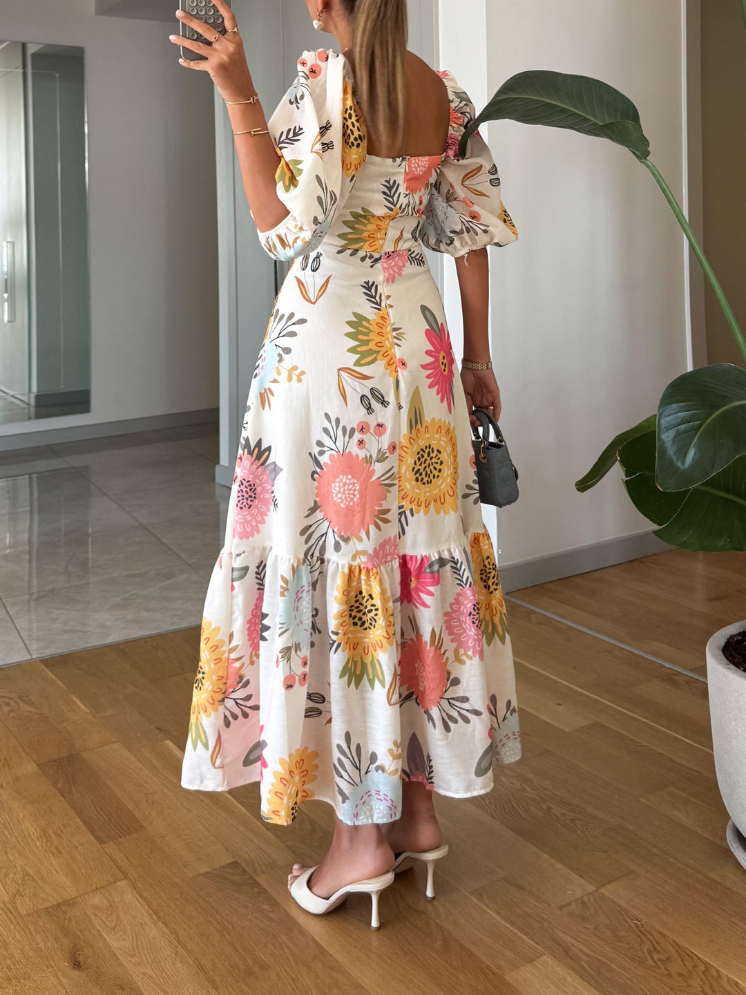 Fable ¨C Abito midi floreale