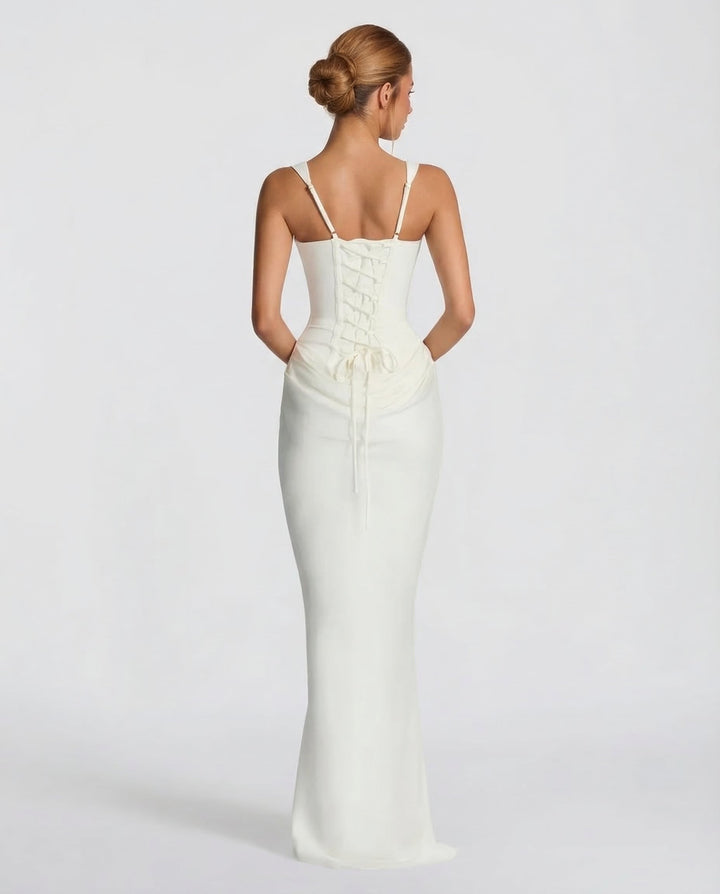 Aurora | Abito lungo elegante a corsetto