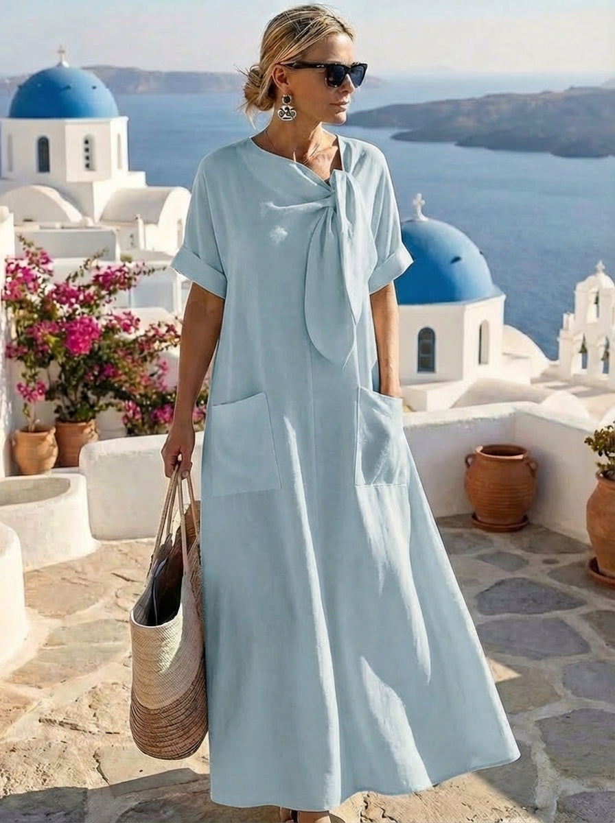 Fleur? Abito Elegante con Tasche