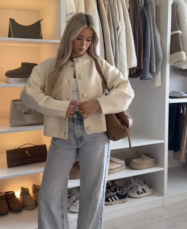 Laura | Cardigan lavorato a maglia con bottoni