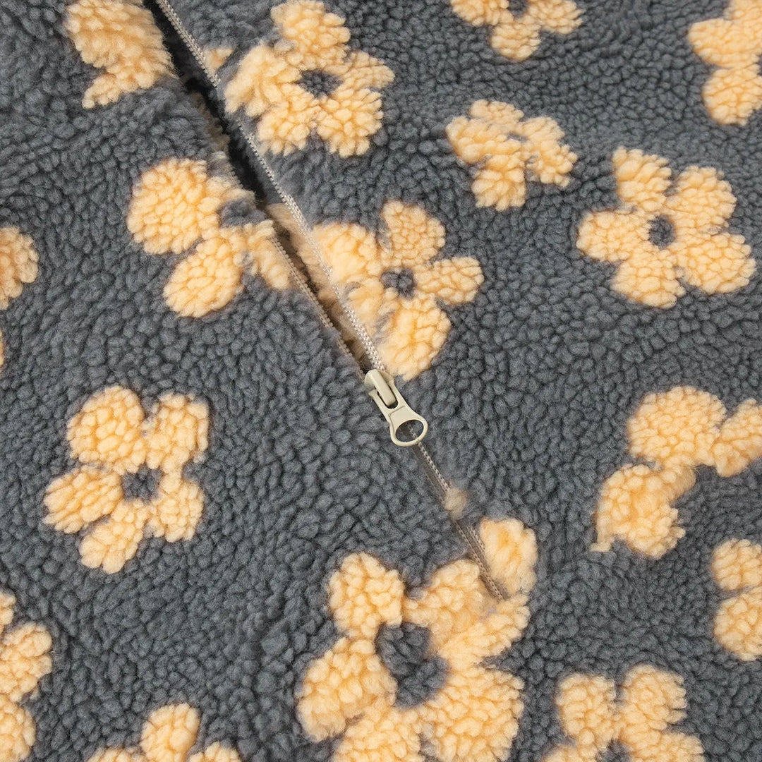 Pullover in pile floreale