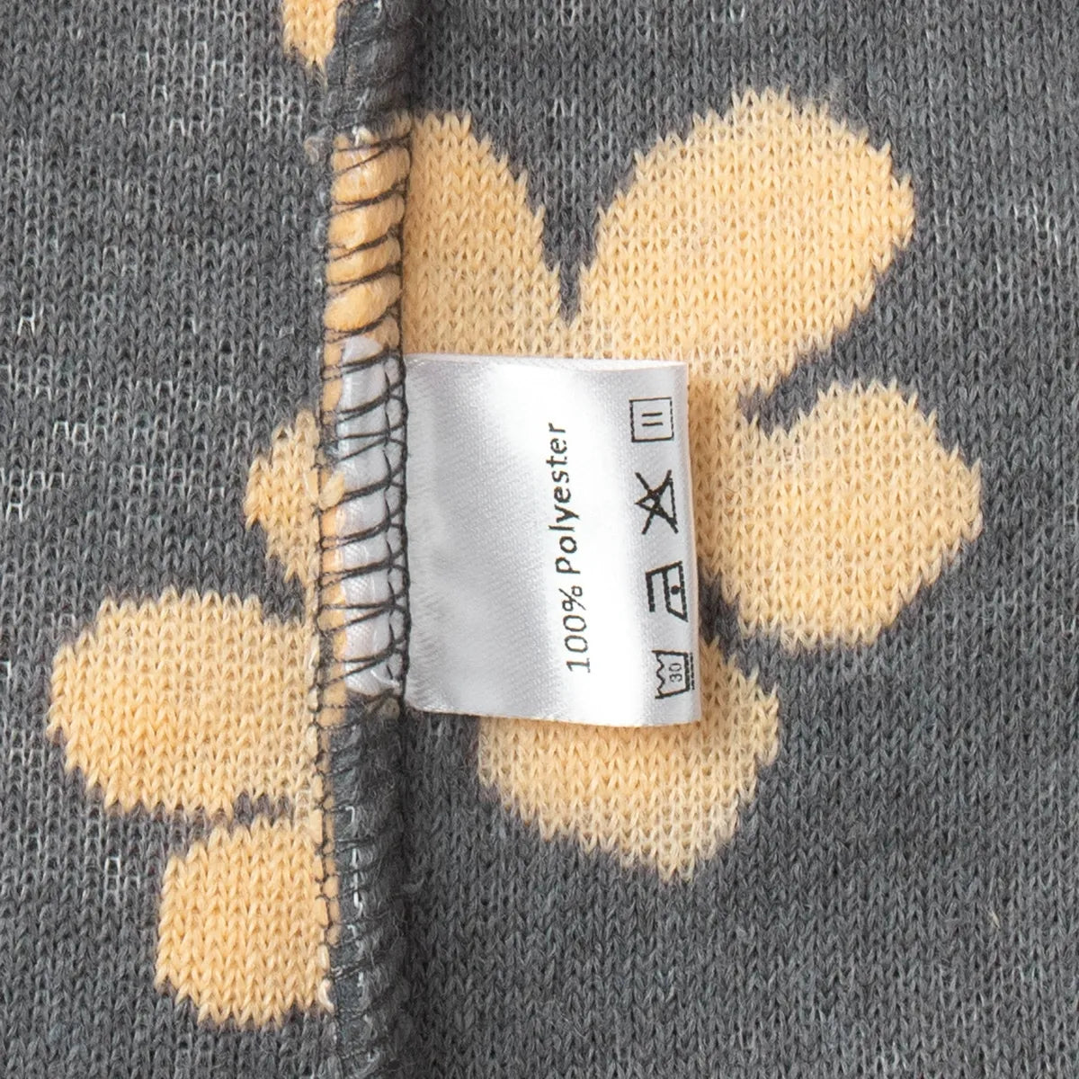 Pullover in pile floreale